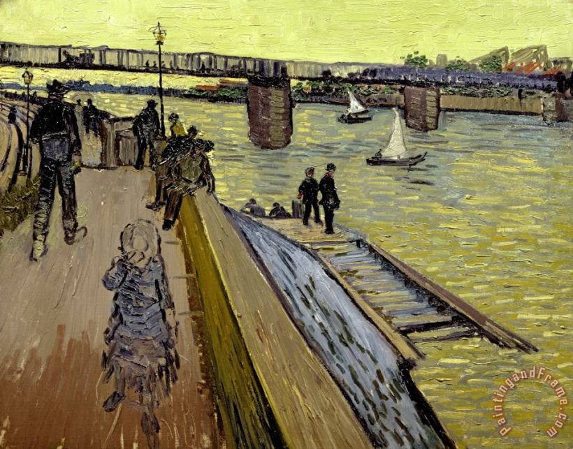 Vincent Van Gogh Le Pont de Trinquetaille in Arles Art Painting