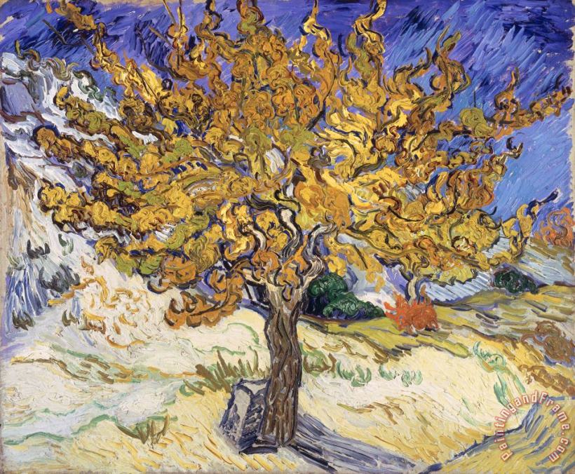 Mulberry Tree painting - Vincent Van Gogh Mulberry Tree Art Print