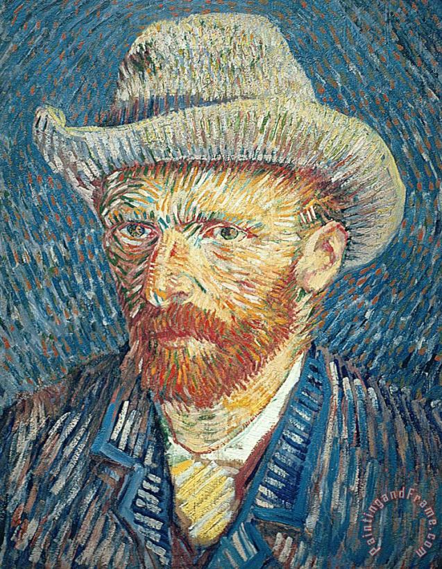 Vincent Van Gogh Self Portrait Art Painting