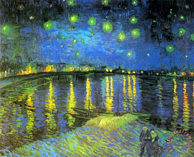 Starry Night Over The Rhone Ii painting - Vincent van Gogh Starry Night Over The Rhone Ii Art Print