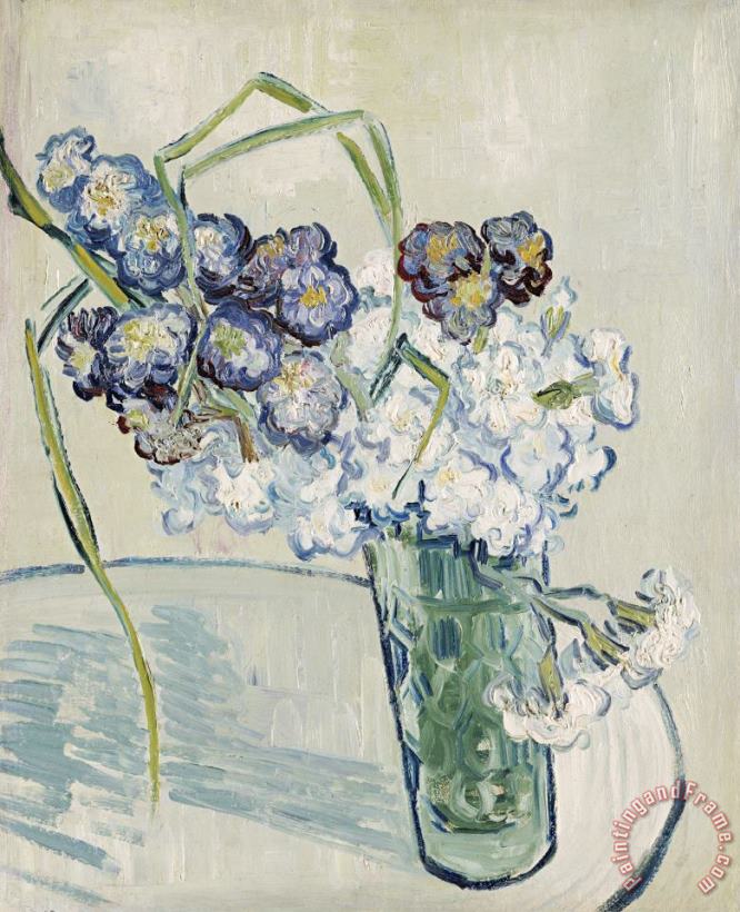 Still Life Vase Of Carnations painting - Vincent van Gogh Still Life Vase Of Carnations Art Print