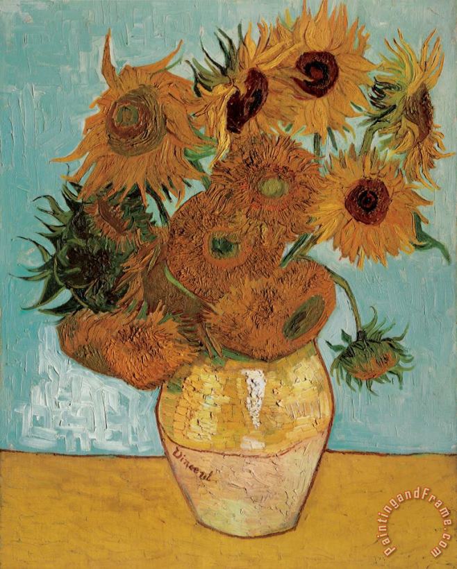 Vincent van Gogh Sunflowers Art Painting