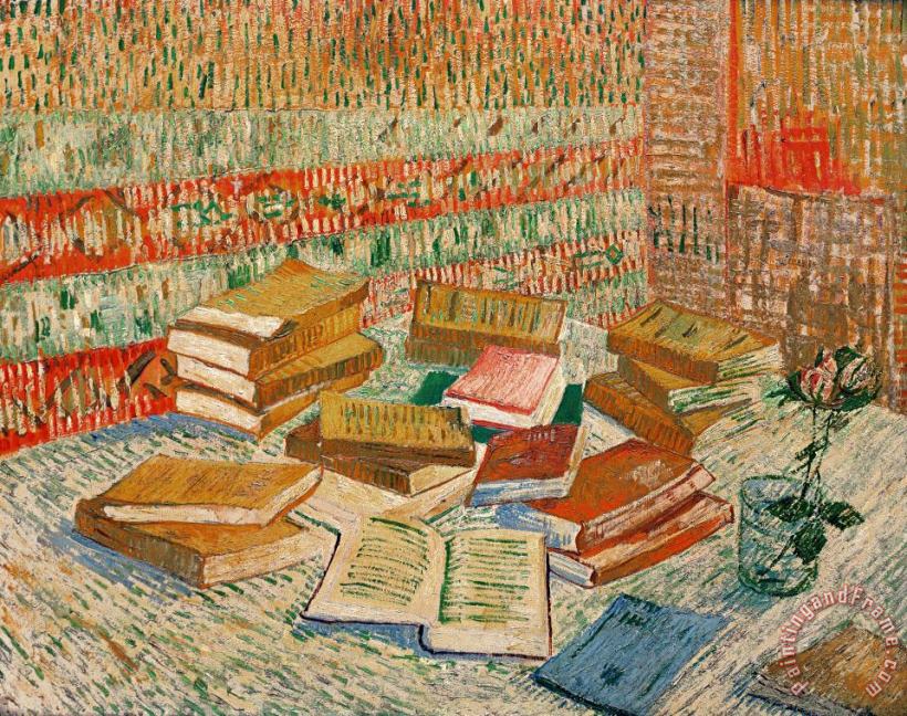 Vincent van Gogh The Yellow Books Art Painting