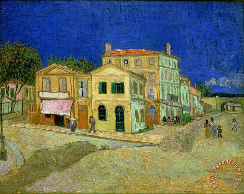 Vincent van Gogh The Yellow House Art Painting