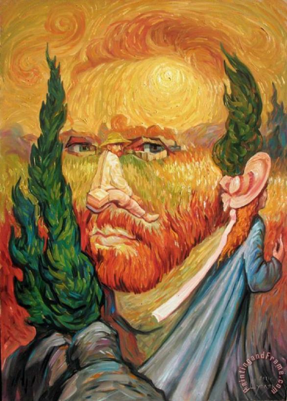 Vincent van Gogh Van Gogh Hidden Images Art Painting
