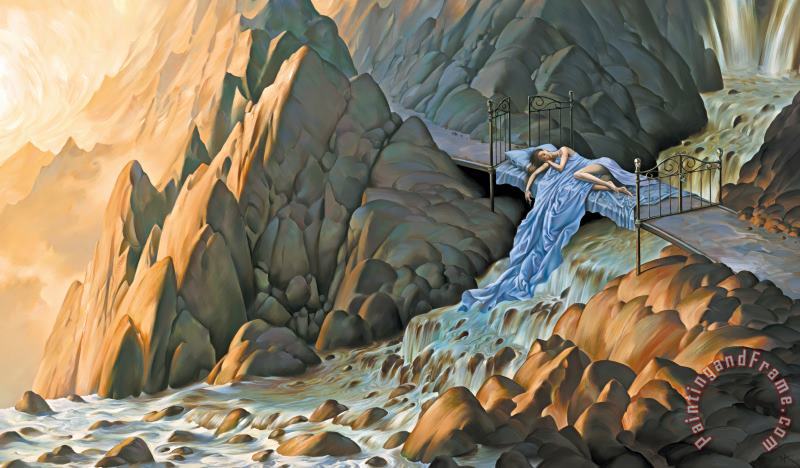 Le Reve painting - Vladimir Kush Le Reve Art Print