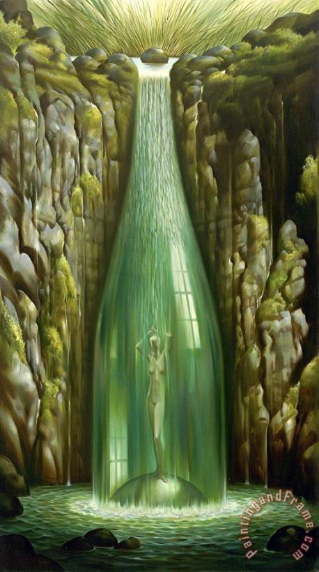 Mystery of The Concealed Letter painting - Vladimir Kush Mystery of The Concealed Letter Art Print