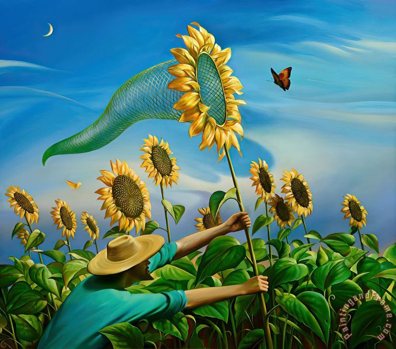 One Day in The Life painting - Vladimir Kush One Day in The Life Art Print