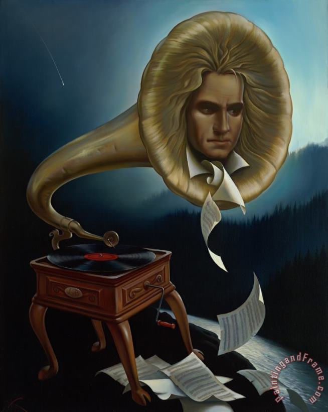 Vladimir Kush Spirit of Beethoven Art Print