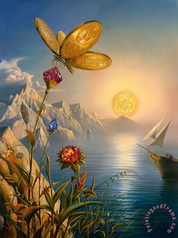 Treasure Island painting - Vladimir Kush Treasure Island Art Print