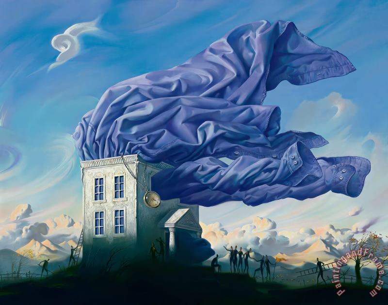 Vladimir Kush Wind Art Painting