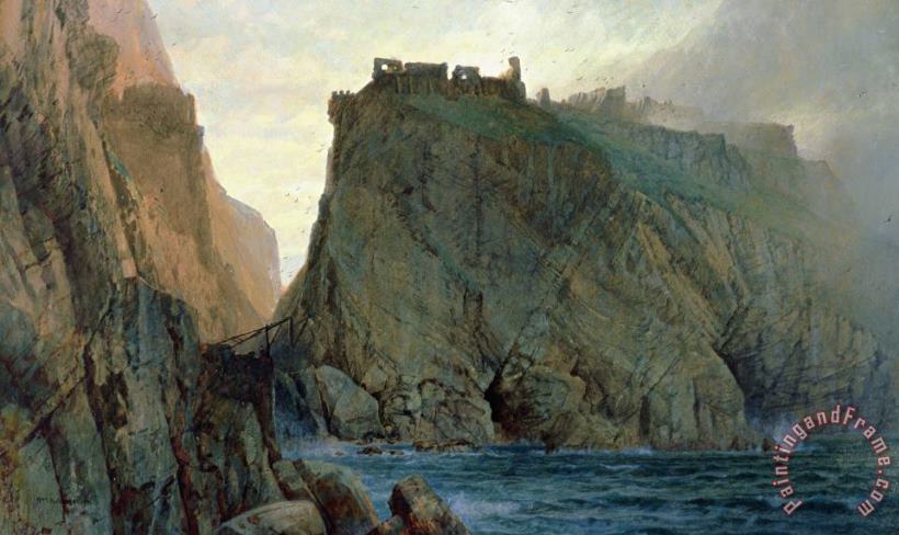 W T Richards Tintagel On The Cornish Coast Art Painting