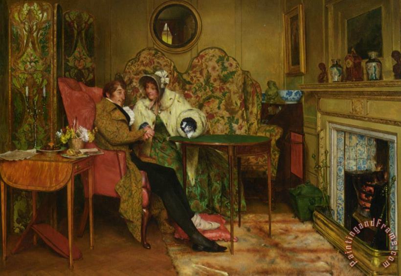A Sure Cure for The Gout painting - Walter Dendy Sadler A Sure Cure for The Gout Art Print
