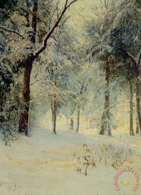 Walter Launt Palmer Sunshine After a Snowstorm Art Painting
