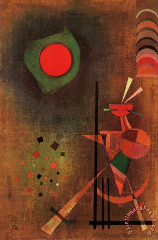Wassily Kandinsky Aufleuchten Art Painting