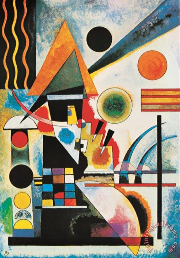 Wassily Kandinsky Balancement Art Painting