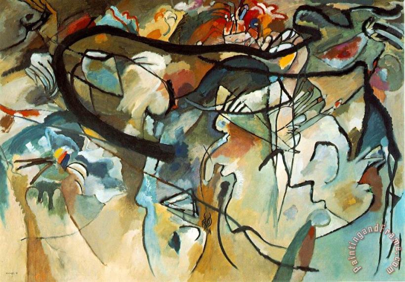 Composition V 1911 painting - Wassily Kandinsky Composition V 1911 Art Print
