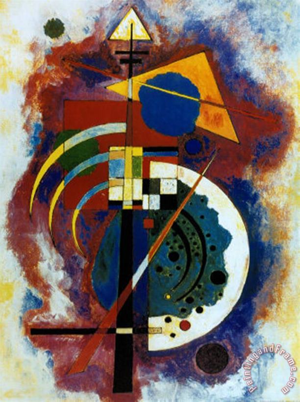 Wassily Kandinsky Hommage a Grohmann Art Painting