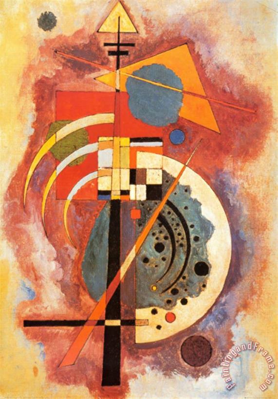 Wassily Kandinsky Hommage to Grohmann Art Print