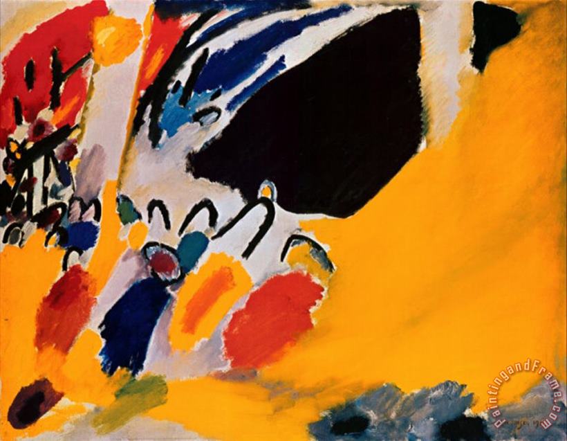 Impression III Concert 1911 painting - Wassily Kandinsky Impression III Concert 1911 Art Print