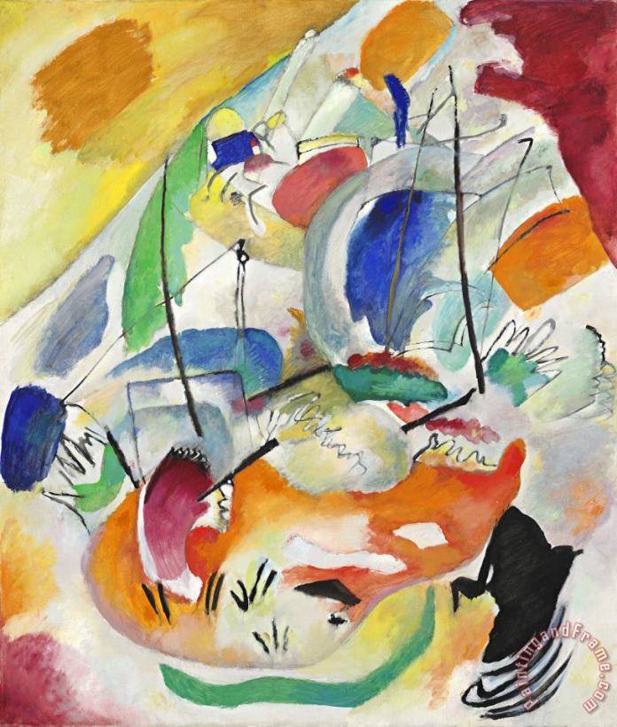 Wassily Kandinsky Improvisation No 31 Sea Battle Art Painting