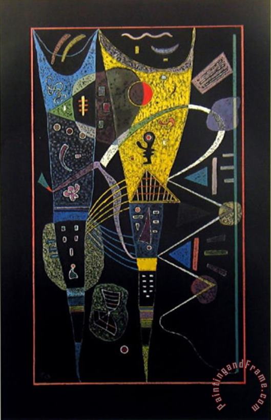 Wassily Kandinsky La Tension Double 1938 Art Painting