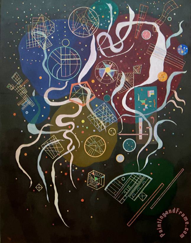 Mouvement I painting - Wassily Kandinsky Mouvement I Art Print