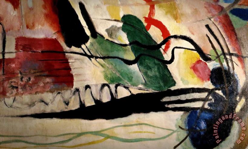 My Journey painting - Wassily Kandinsky My Journey Art Print