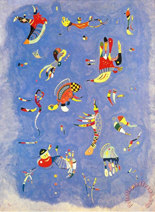 Wassily Kandinsky Sky Blue C 1940 Art Painting
