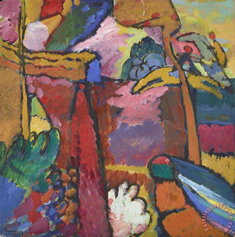 Wassily Kandinsky Study for Improvisation V C.1910 Art Print