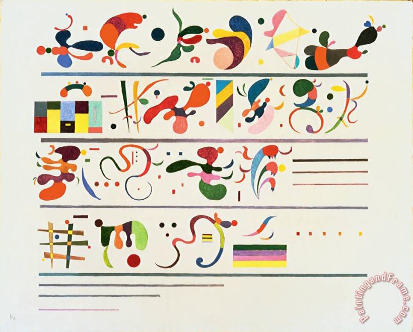 Succession 1935 painting - Wassily Kandinsky Succession 1935 Art Print