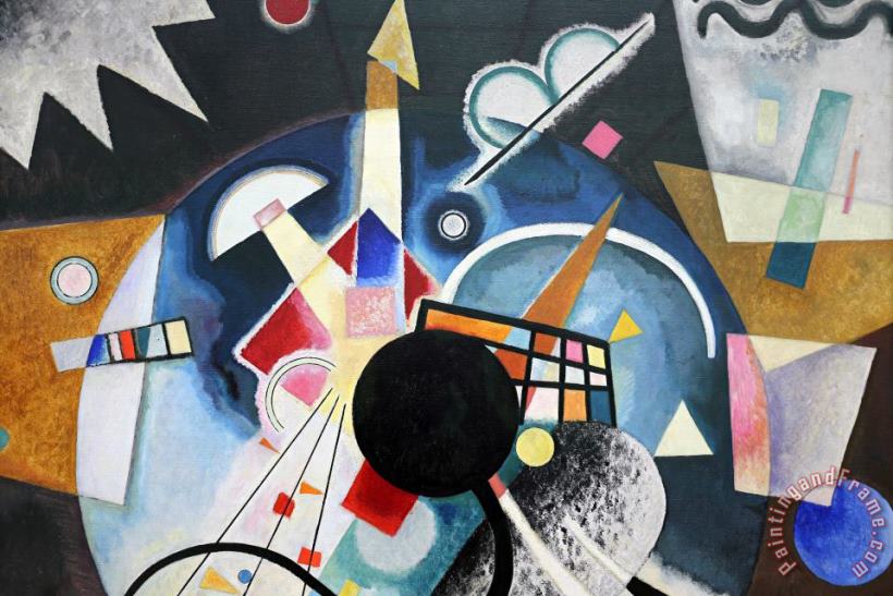 Wassily Kandinsky Un Centro, 1924 Art Painting