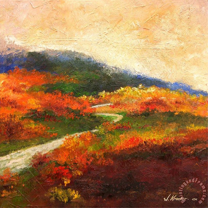 Ladera Hermosa (beautiful Hillside) painting - Wendy Kroeker Ladera Hermosa (beautiful Hillside) Art Print