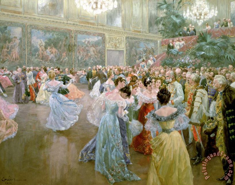 Wilhelm Gause Court Ball at the Hofburg Art Print
