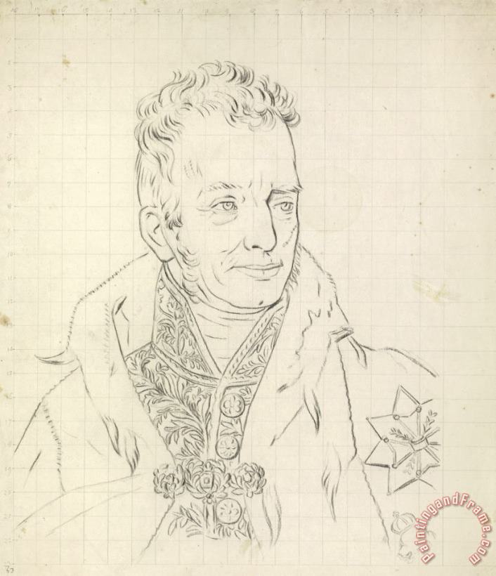 Willem Bartel van der Kooi Portret Van Willem I Art Print