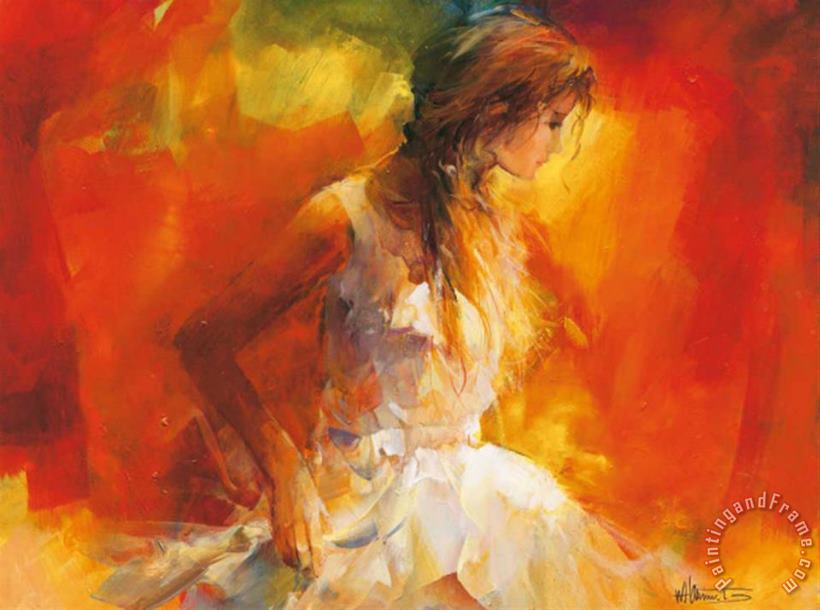 willem haenraets Young Girl I Art Painting