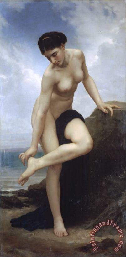 William Adolphe Bouguereau After The Bath Art Painting