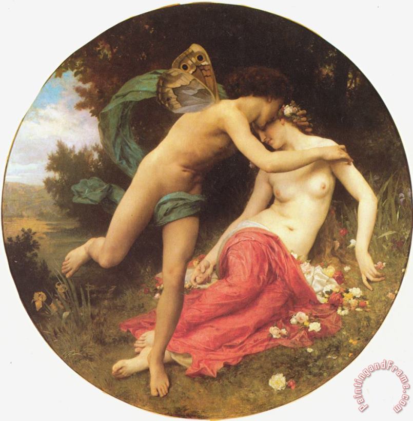 William Adolphe Bouguereau Flora And Zephyr Art Painting