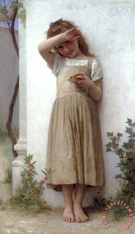 In Penitence (1895) painting - William Adolphe Bouguereau In Penitence (1895) Art Print
