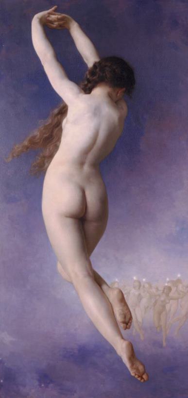 William Adolphe Bouguereau Lost Pleiad (1884) Art Print
