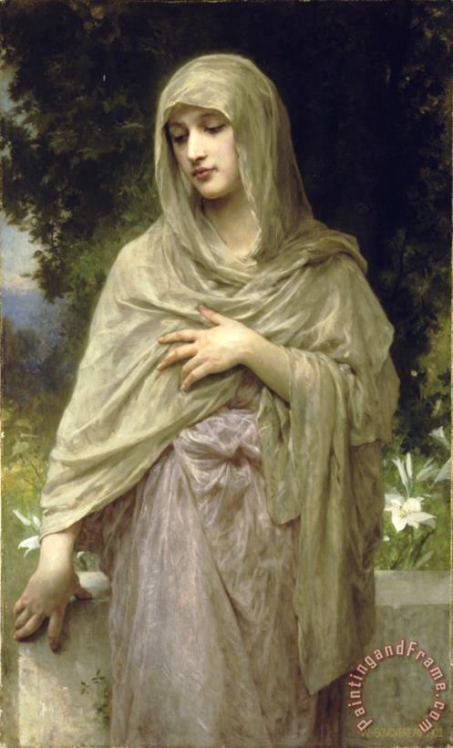 William Adolphe Bouguereau Modesty Art Painting