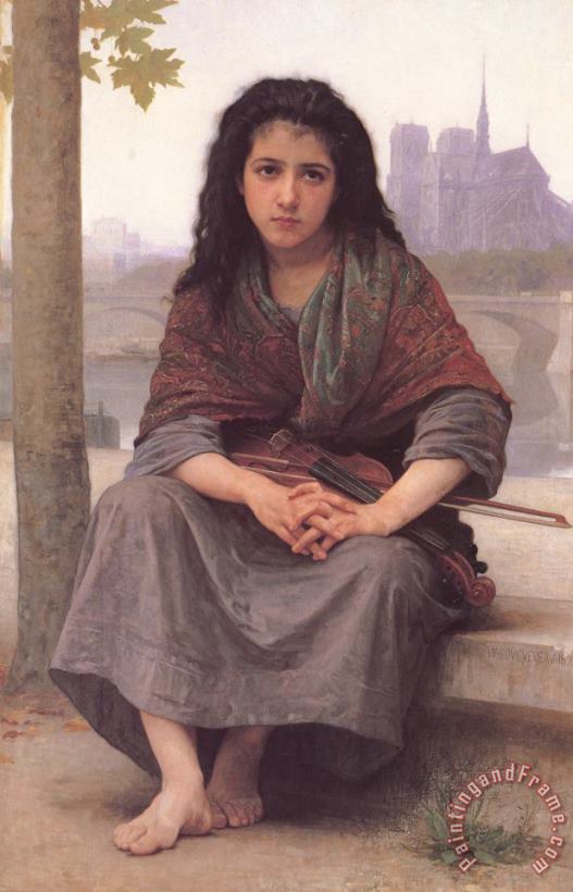 William Adolphe Bouguereau The Bohemian Art Painting