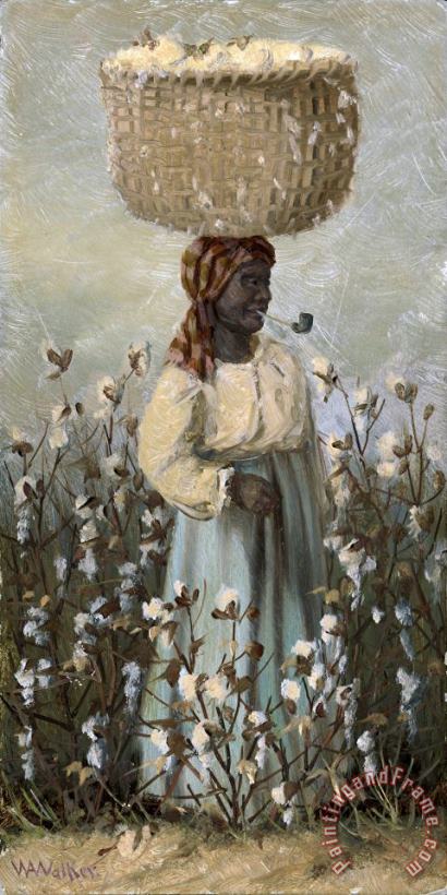 Cotton Picker painting - William Aiken Walker Cotton Picker Art Print