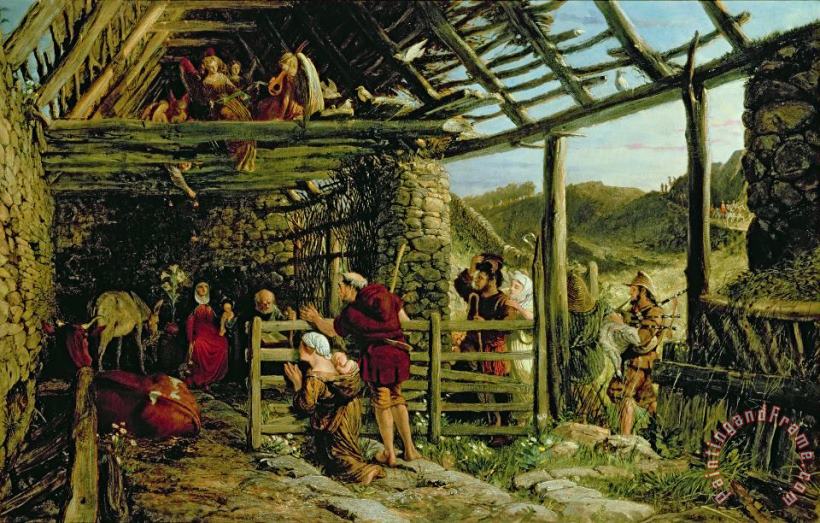 William Bell Scott The Nativity Art Painting