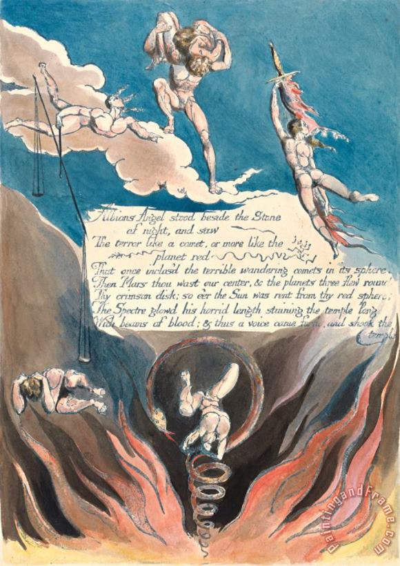 William Blake America. a Prophecy, Plate 7, 
