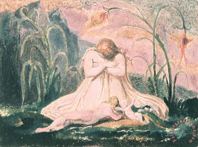 William Blake Book of Thel Art Painting