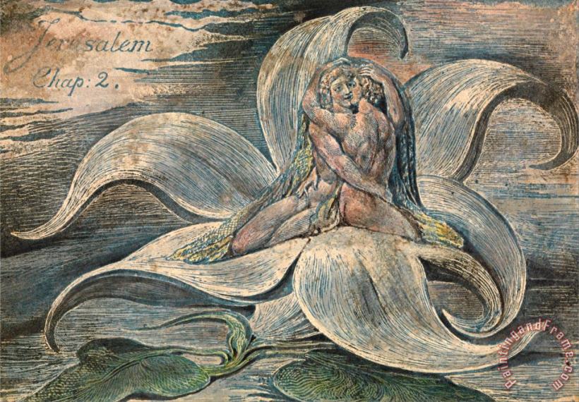 William Blake Jerusalem, Plate 28 Proof Impression Art Print