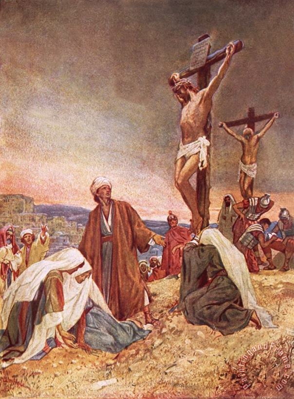 William Brassey Hole Crucifixion Art Painting