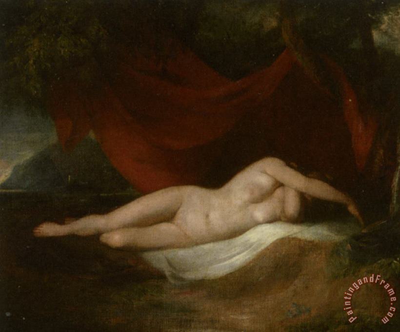 William Etty Reclining Female Nude Art Print