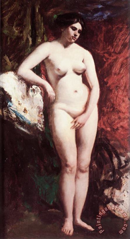 William Etty Standing Nude Art Painting